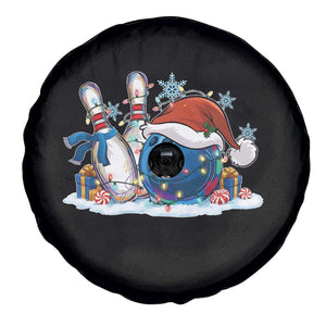 Funny Christmas Bowling Santa Hat Xmas Bowler Spare Tire Cover TS11 Print Your Wear