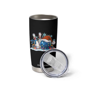 Funny Christmas Bowling Santa Hat Xmas Bowler Tumbler Cup TS11 Print Your Wear
