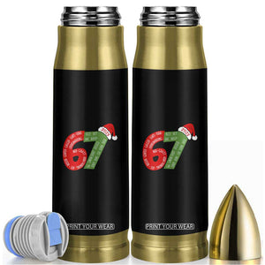 Funny 67 Christmas Bullet Tumbler Rizz Aura Farming Bussin Six Seven Meme Gen Alpha TS11 Black Print Your Wear
