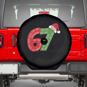 Funny 67 Christmas Spare Tire Cover Rizz Aura Farming Bussin Six Seven Meme Gen Alpha TS11 Black Print Your Wear