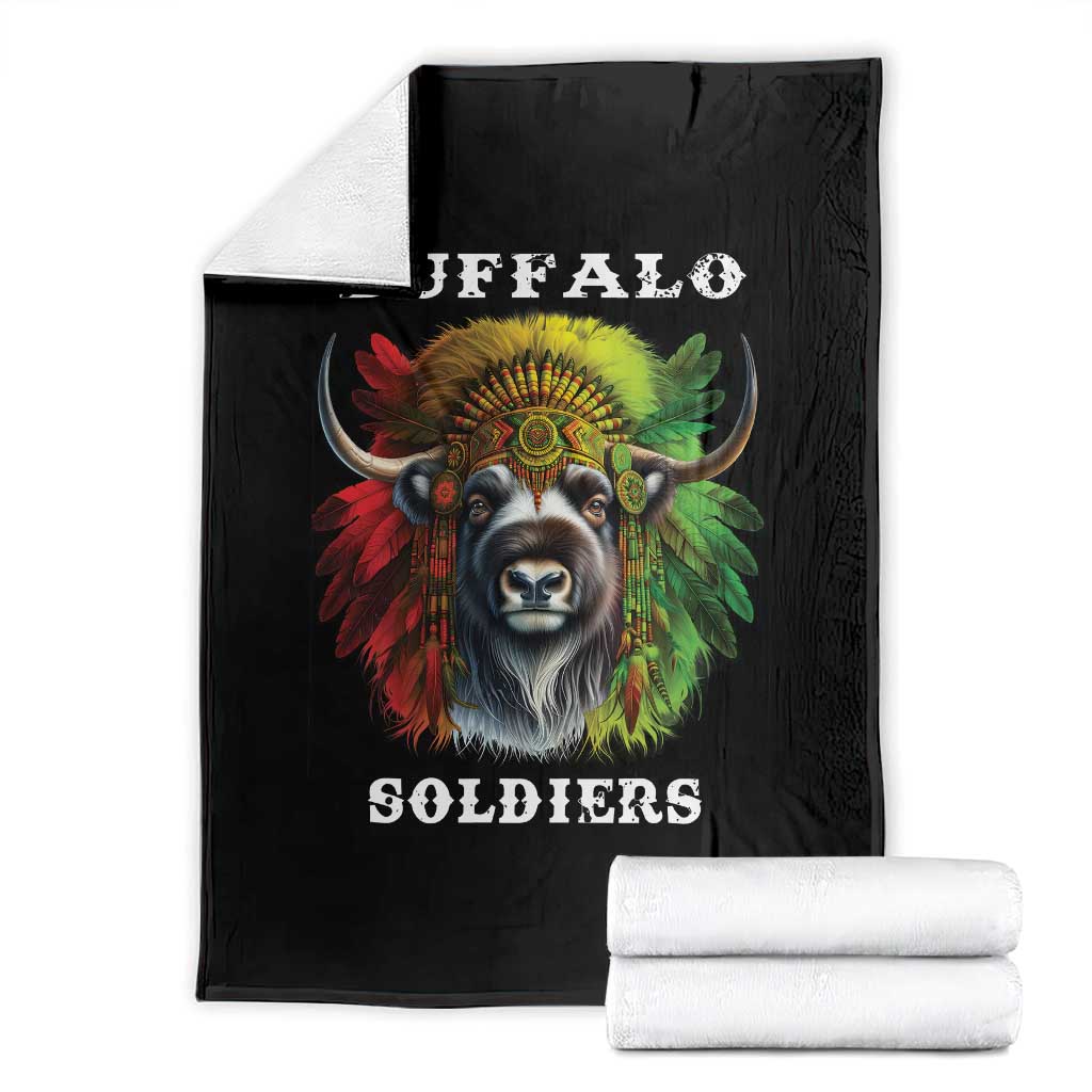 Buffalo Soldiers Throw Blanket African American Heros Black History Month TS11 Black Print Your Wear