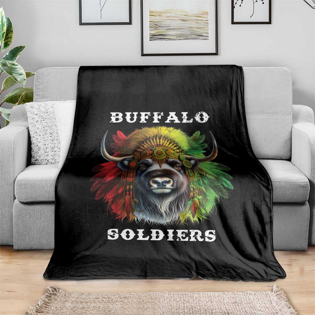 Buffalo Soldiers Throw Blanket African American Heros Black History Month TS11 Print Your Wear