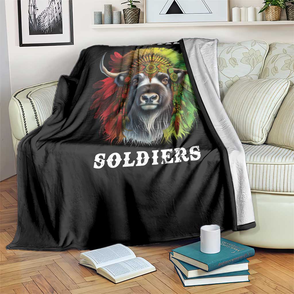 Buffalo Soldiers Throw Blanket African American Heros Black History Month TS11 Print Your Wear