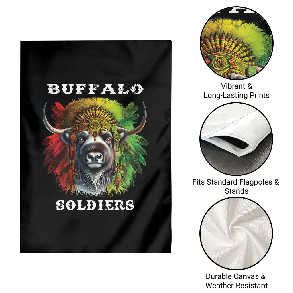 Buffalo Soldiers Garden Flag African American Heros Black History Month TS11 Print Your Wear