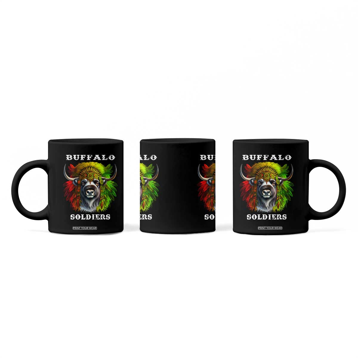 Buffalo Soldiers Coffee Mug African American Heros Black History Month TS11 Print Your Wear
