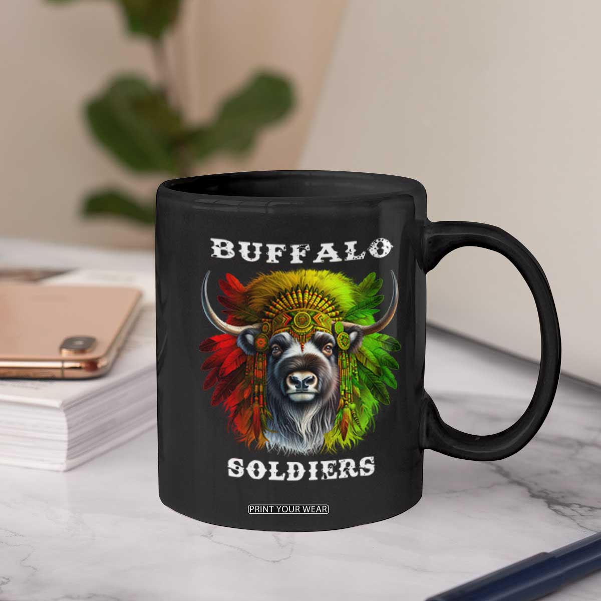 Buffalo Soldiers Coffee Mug African American Heros Black History Month TS11 Print Your Wear