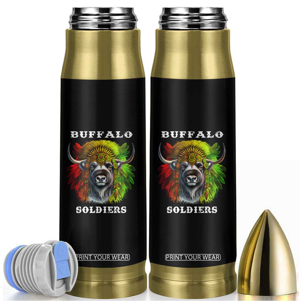 Buffalo Soldiers Bullet Tumbler African American Heros Black History Month TS11 Black Print Your Wear