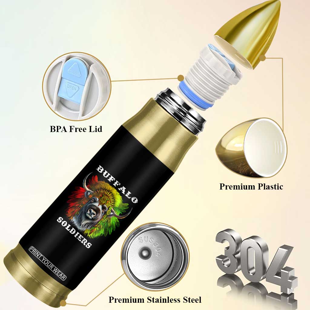 Buffalo Soldiers Bullet Tumbler African American Heros Black History Month TS11 Print Your Wear