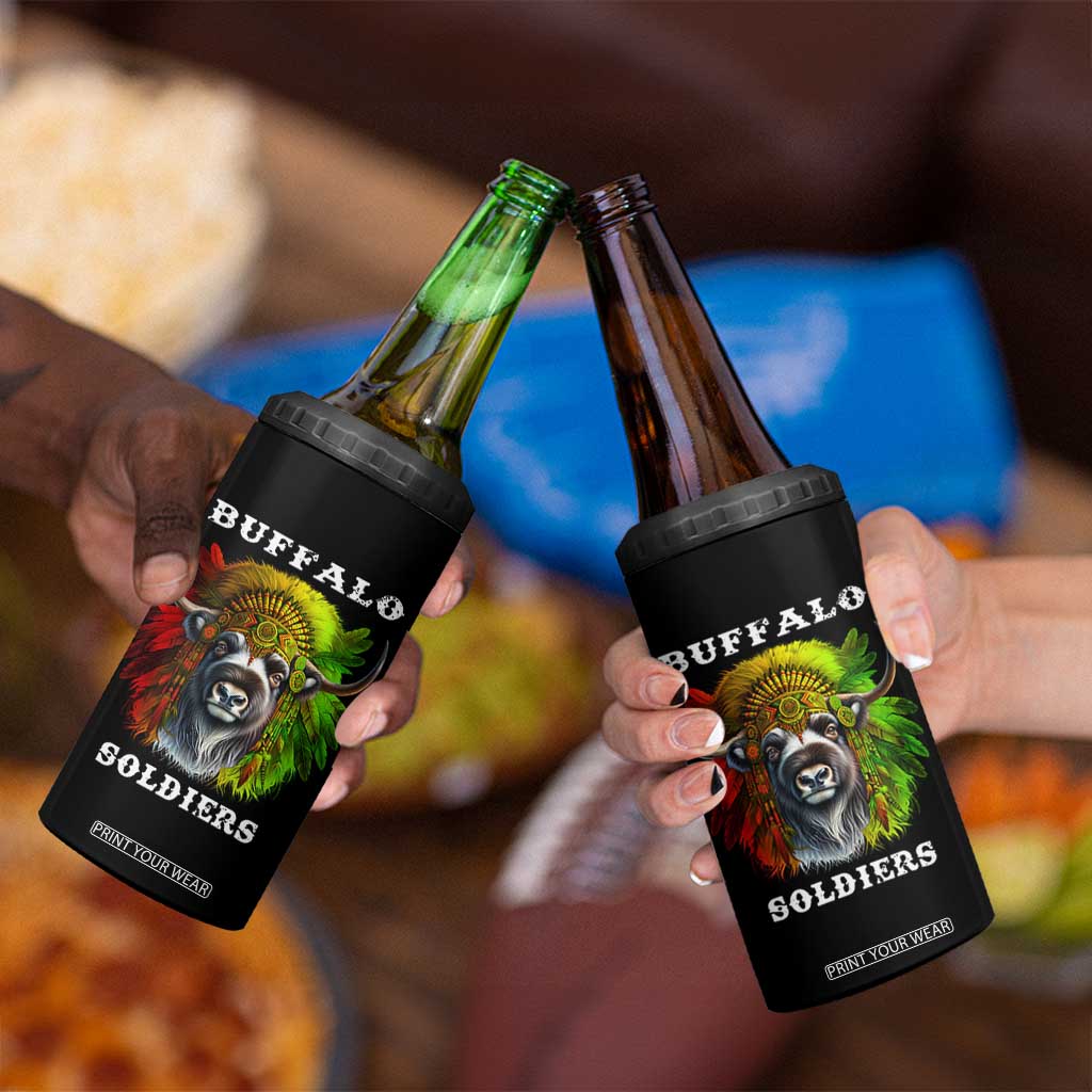 Buffalo Soldiers 4 in 1 Can Cooler Tumbler African American Heros Black History Month TS11 Print Your Wear