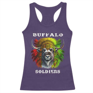 Buffalo Soldiers Racerback Tank Top African American Heros Black History Month TS11 Purple Print Your Wear