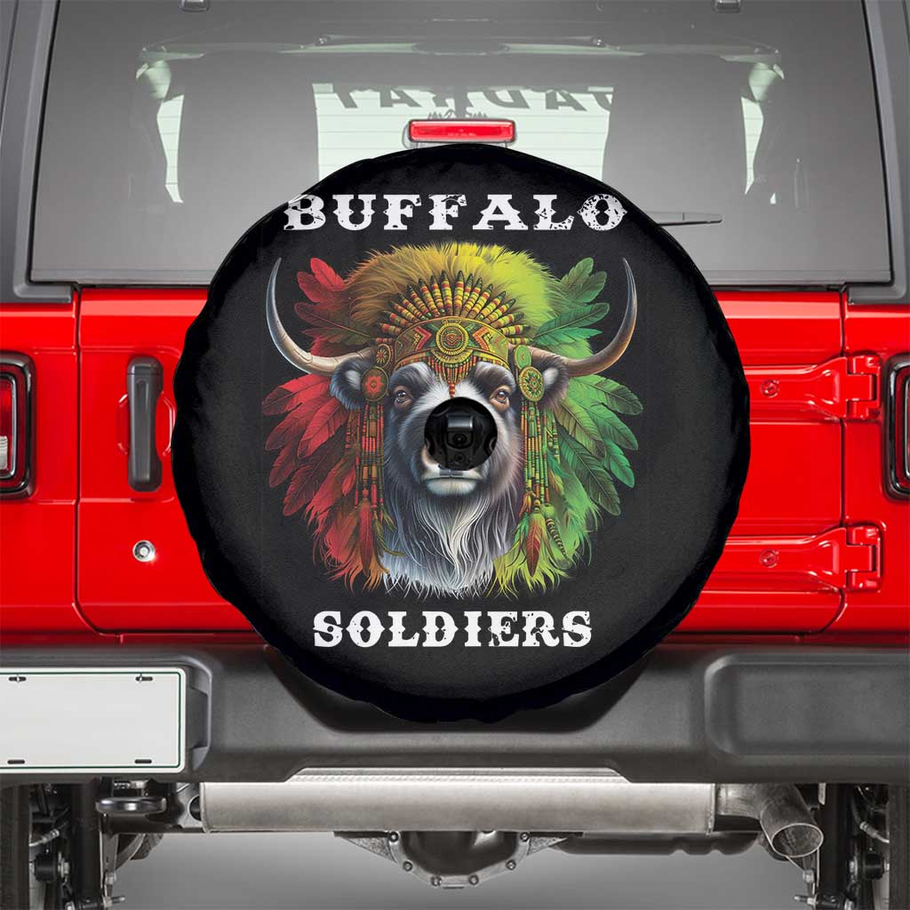 Buffalo Soldiers Spare Tire Cover African American Heros Black History Month TS11 Black Print Your Wear