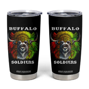 Buffalo Soldiers Tumbler Cup African American Heros Black History Month TS11 Black Print Your Wear