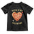 Funny Pizza Is My Valentine Toddler T Shirt Valentine's Day Heart Pepperoni Slice TS11 Black Print Your Wear
