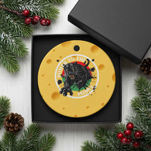 Power To The People Black Panther Party Ceramic Ornament Black History Month TS11 1pc Yellow Cheese Print Your Wear