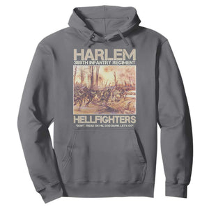 Harlem Hellfighters Hoodie 369th Infantry Regiment Don't Tread On Me Let's Go Black History Month TS11 Charcoal Print Your Wear