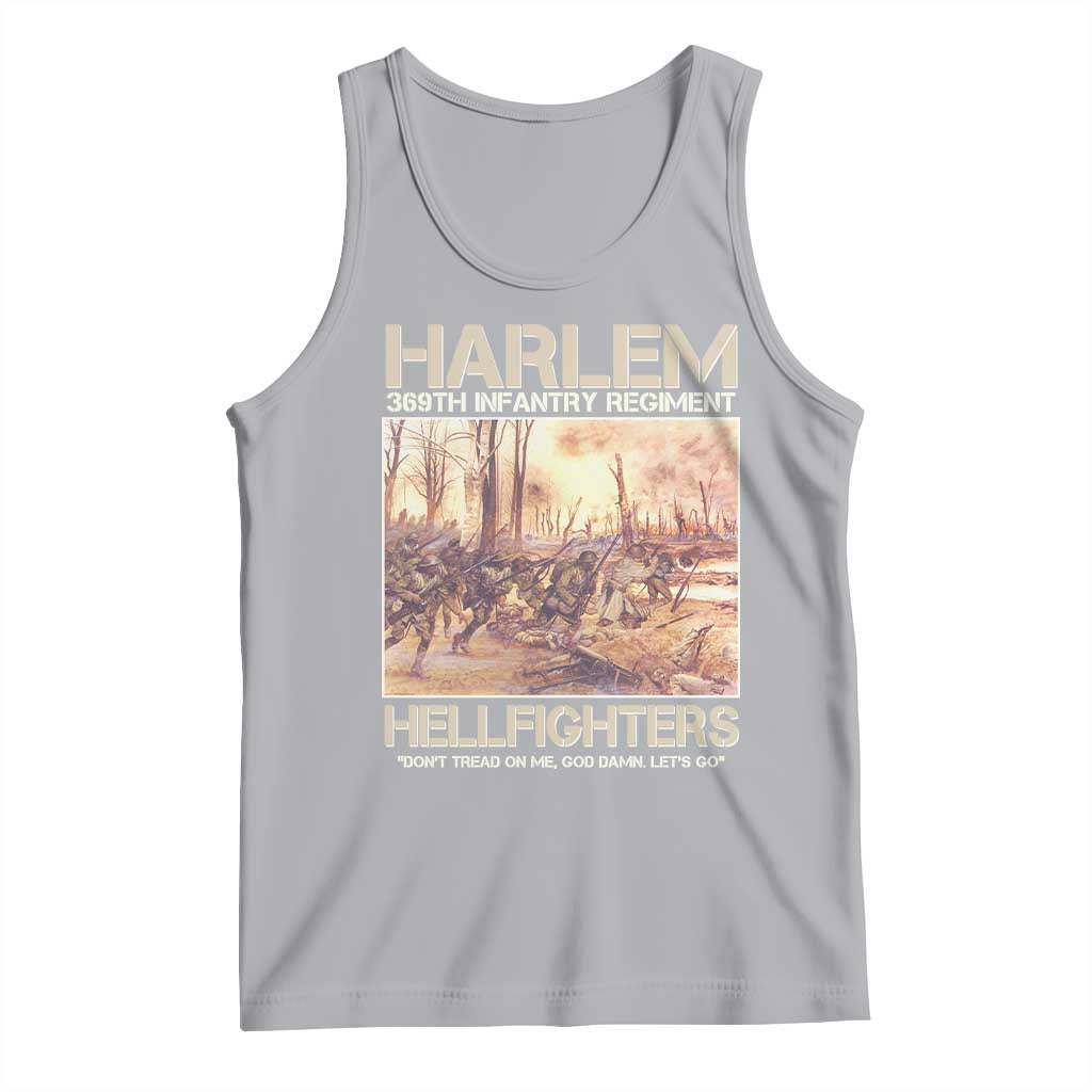 Harlem Hellfighters Tank Top 369th Infantry Regiment Don't Tread On Me Let's Go Black History Month TS11 Athletic Heather Print Your Wear