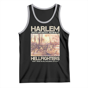 Harlem Hellfighters Tank Top 369th Infantry Regiment Don't Tread On Me Let's Go Black History Month TS11 Black Athletic Heather Print Your Wear