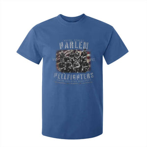 Never Forget Harlem Hellfighters T Shirt For Kid Vintage American Flag TS11 Royal Blue Print Your Wear