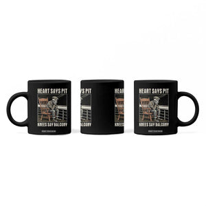 Funny Heart Says Pit Knees Say Balcony Coffee Mug Old Skeleton TS11 Print Your Wear