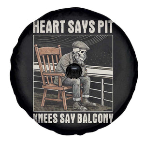 Funny Heart Says Pit Knees Say Balcony Spare Tire Cover Old Skeleton TS11 Print Your Wear