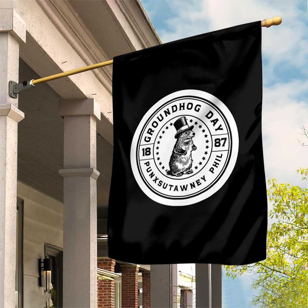 Punxsutawney Phil Groundhog Day Garden Flag Funny Woodchuck Day 1887 TS11 Print Your Wear