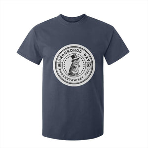 Punxsutawney Phil Groundhog Day T Shirt For Kid Funny Woodchuck Day 1887 TS11 Navy Print Your Wear