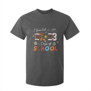 I Survived 67 33 Days Of School T Shirt For Kid Funny 100th Days of School 67 Sport Lover TS11 Dark Heather Print Your Wear