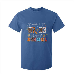 I Survived 67 33 Days Of School T Shirt For Kid Funny 100th Days of School 67 Sport Lover TS11 Royal Blue Print Your Wear