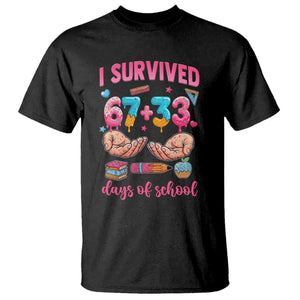 I Survived 67 33 Days Of School T Shirt Funny 100 Days of School 67 Ice Cream Drip TS11 Black Print Your Wear