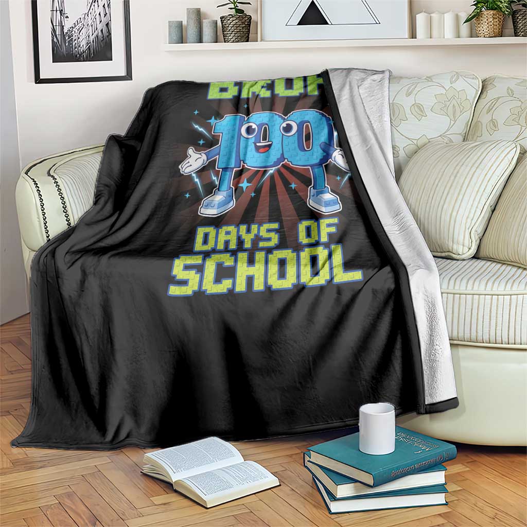 Bruh I Survived 67 33 Days Of School Throw Blanket Funny 100th Days of School 67 Game Meme TS11 Print Your Wear