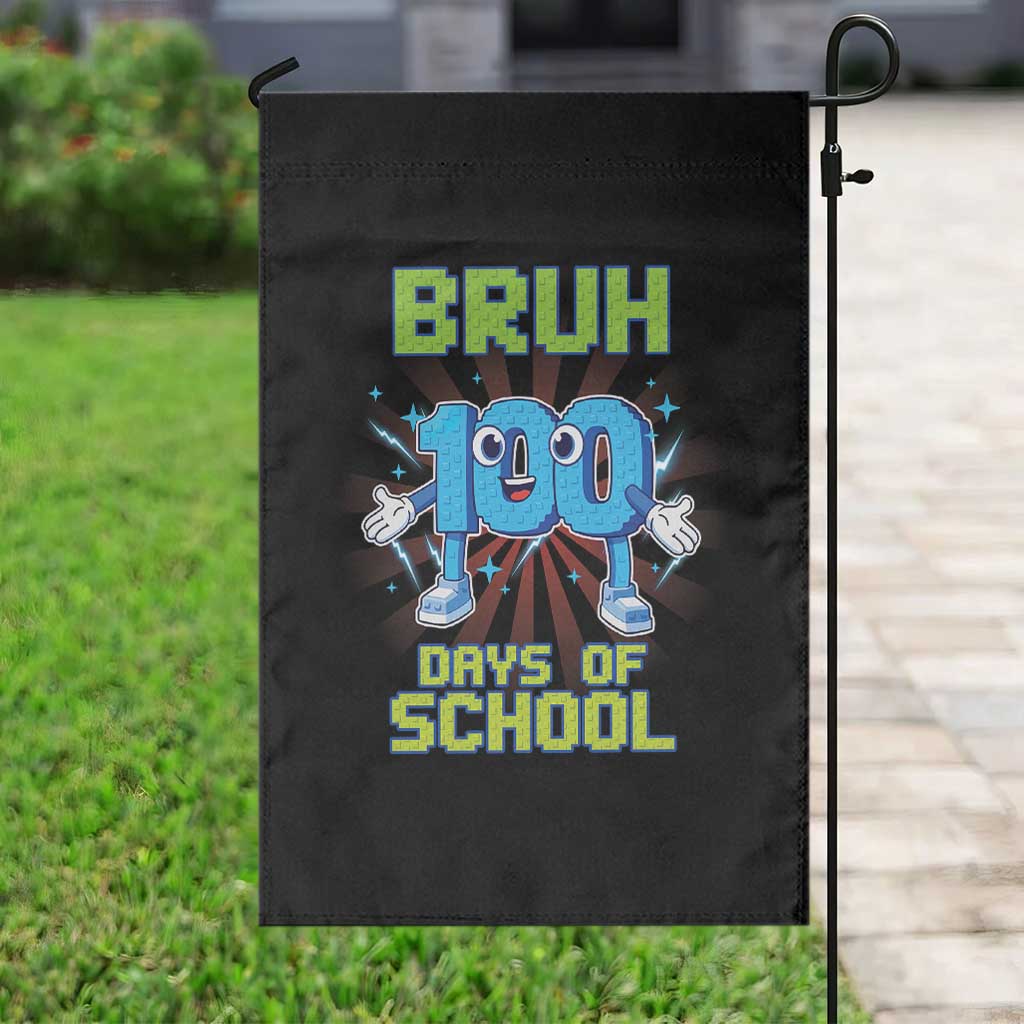 Bruh I Survived 67 33 Days Of School Garden Flag Funny 100th Days of School 67 Game Meme TS11 Print Your Wear