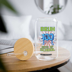 Bruh I Survived 67 33 Days Of School Glass Can Funny 100th Days of School 67 Game Meme TS11 Print Your Wear