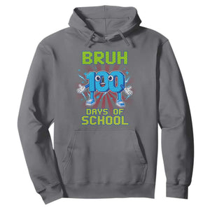 Bruh I Survived 67 33 Days Of School Hoodie Funny 100th Days of School 67 Game Meme TS11 Charcoal Print Your Wear