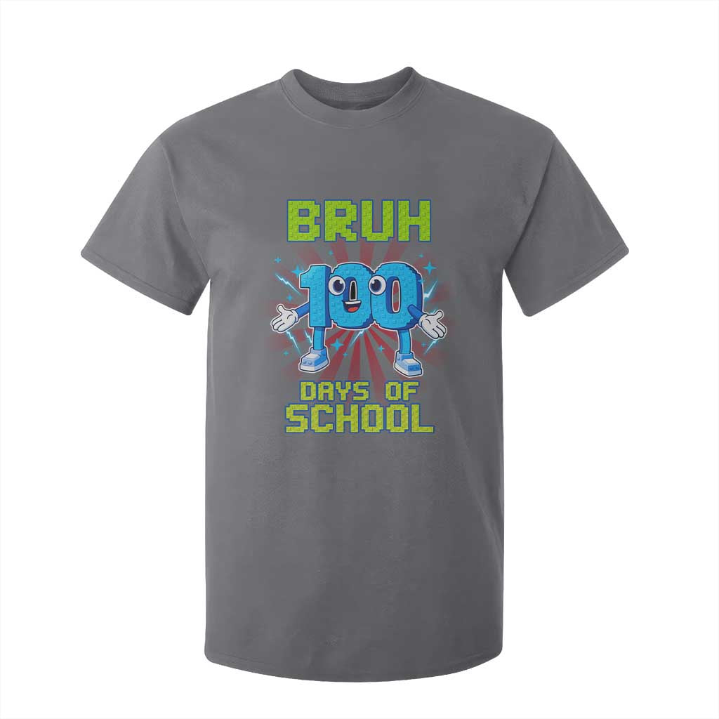Bruh I Survived 67 33 Days Of School T Shirt For Kid Funny 100th Days of School 67 Game Meme TS11 Charcoal Print Your Wear