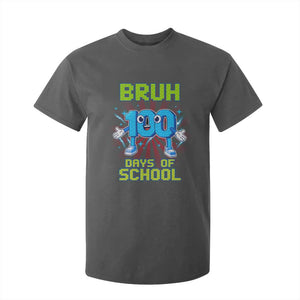 Bruh I Survived 67 33 Days Of School T Shirt For Kid Funny 100th Days of School 67 Game Meme TS11 Dark Heather Print Your Wear