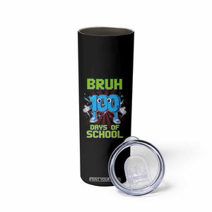 Bruh I Survived 67 33 Days Of School Skinny Tumbler Funny 100th Days of School 67 Game Meme TS11 Print Your Wear