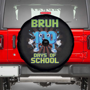 Bruh I Survived 67 33 Days Of School Spare Tire Cover Funny 100th Days of School 67 Game Meme TS11 Black Print Your Wear