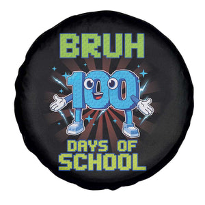 Bruh I Survived 67 33 Days Of School Spare Tire Cover Funny 100th Days of School 67 Game Meme TS11 Print Your Wear