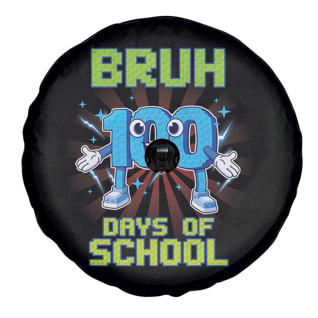 Bruh I Survived 67 33 Days Of School Spare Tire Cover Funny 100th Days of School 67 Game Meme TS11 Print Your Wear