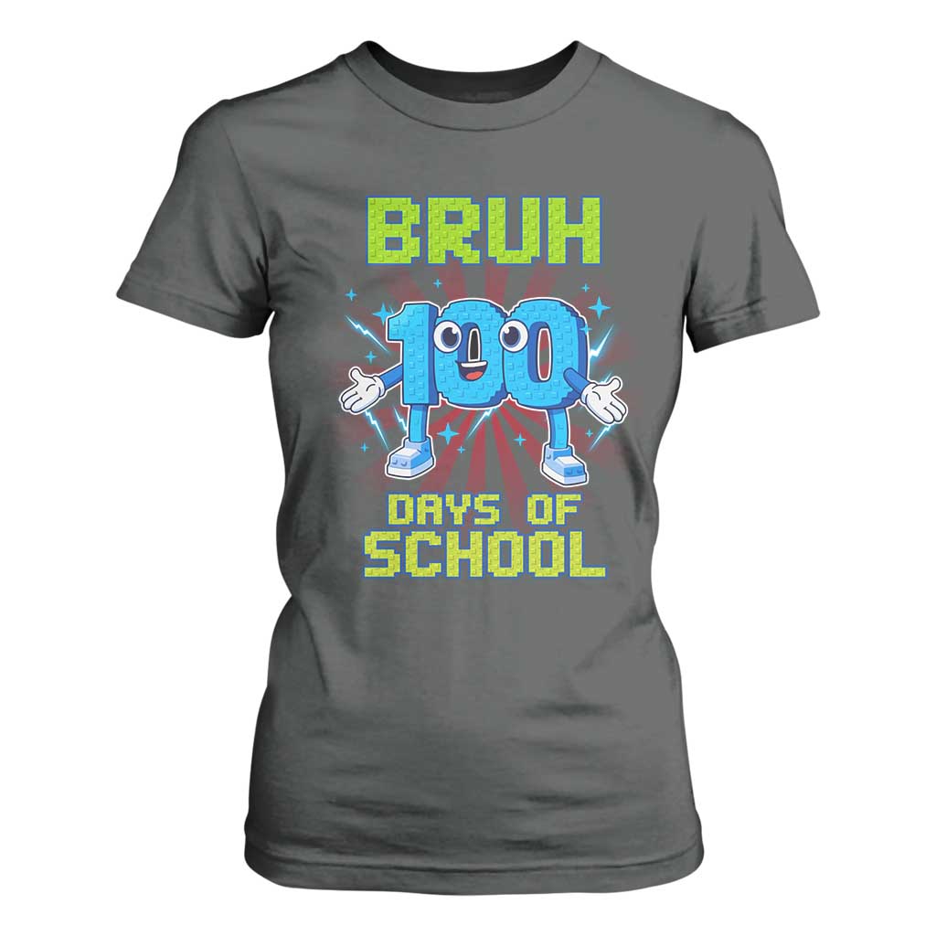 Bruh I Survived 67 33 Days Of School T Shirt For Women Funny 100th Days of School 67 Game Meme TS11 Dark Heather Print Your Wear