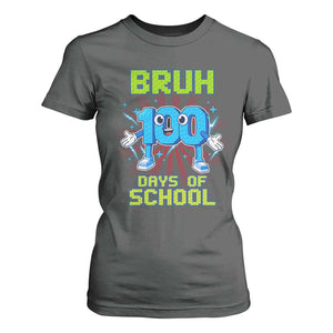 Bruh I Survived 67 33 Days Of School T Shirt For Women Funny 100th Days of School 67 Game Meme TS11 Dark Heather Print Your Wear