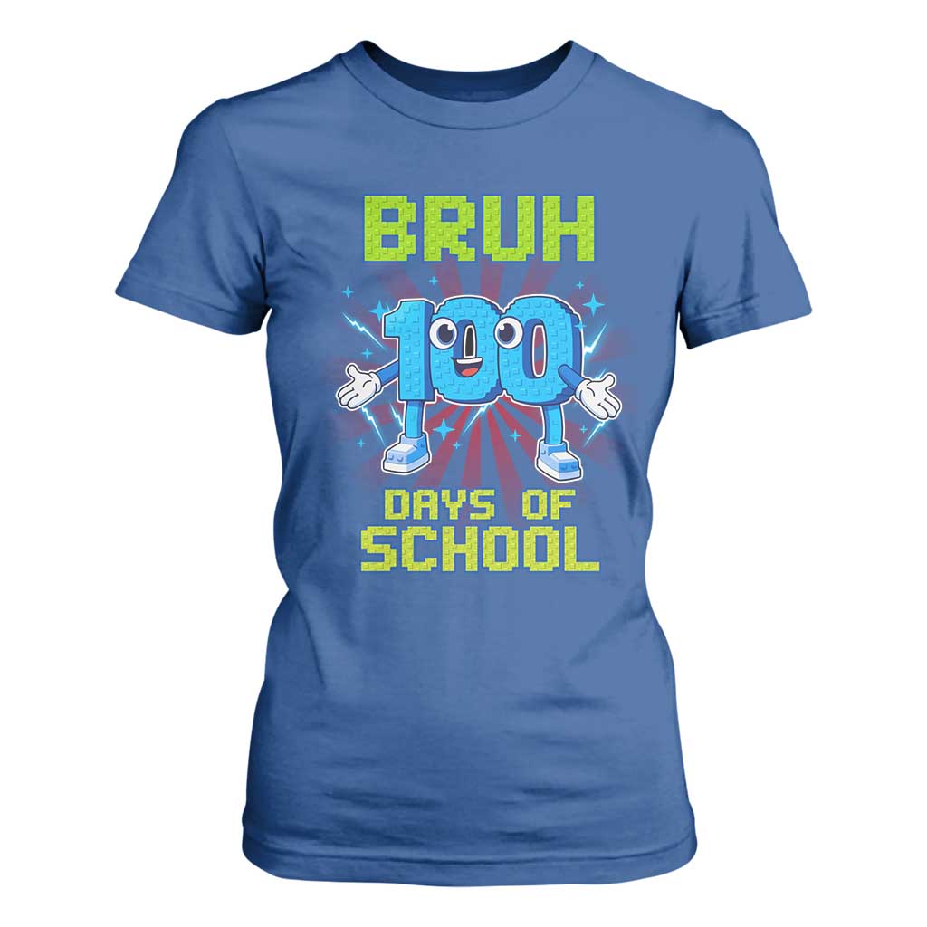 Bruh I Survived 67 33 Days Of School T Shirt For Women Funny 100th Days of School 67 Game Meme TS11 Royal Blue Print Your Wear