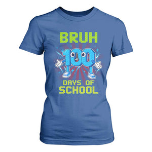 Bruh I Survived 67 33 Days Of School T Shirt For Women Funny 100th Days of School 67 Game Meme TS11 Royal Blue Print Your Wear