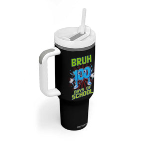 Bruh I Survived 67 33 Days Of School Tumbler With Handle Funny 100th Days of School 67 Game Meme TS11 Print Your Wear