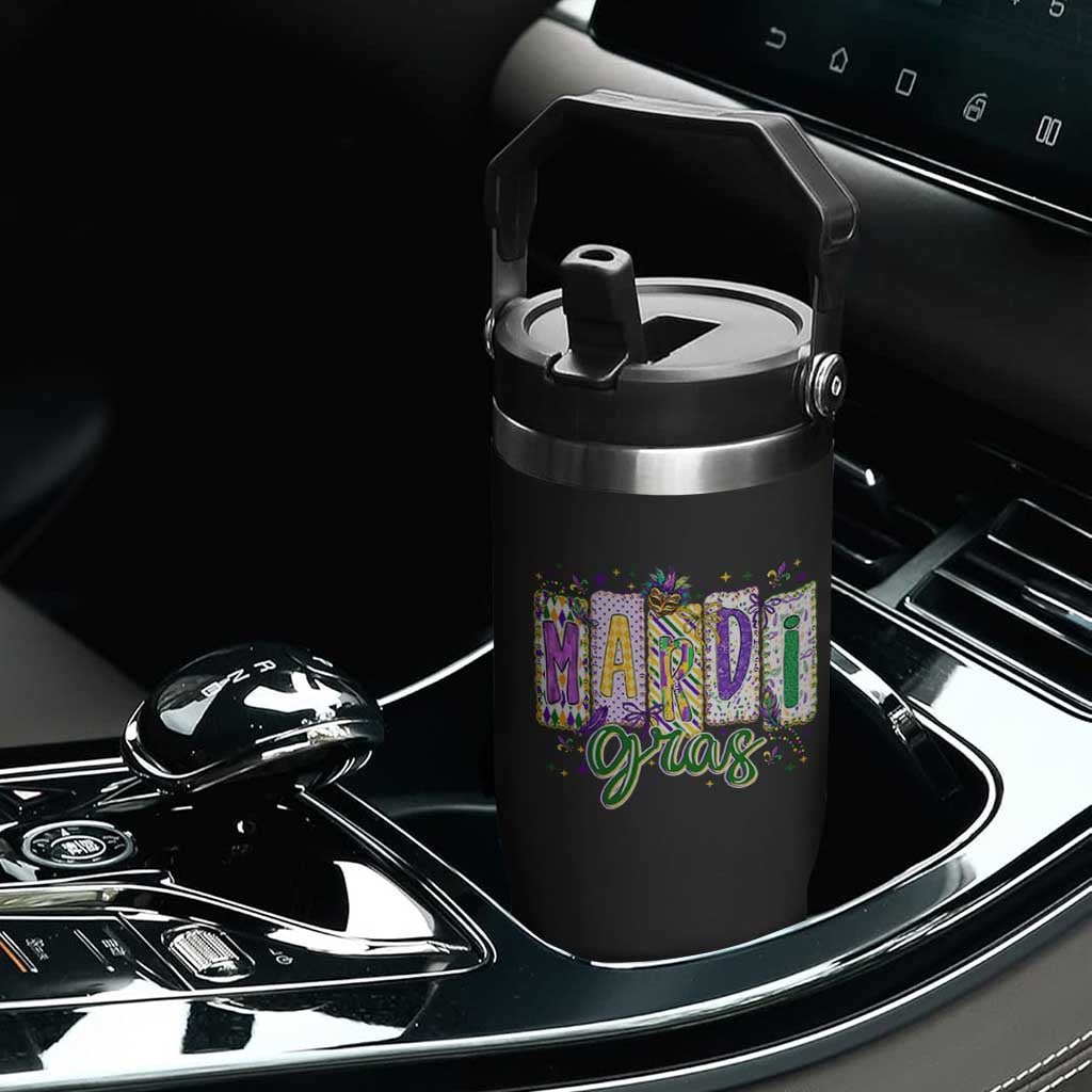 Mardi Gras Flip Straw Tumbler New Orleans Carnival Girly Fat Tuesday TS11 Print Your Wear