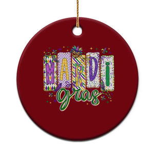 Mardi Gras Ceramic Ornament New Orleans Carnival Girly Fat Tuesday TS11 1pc Red Print Your Wear