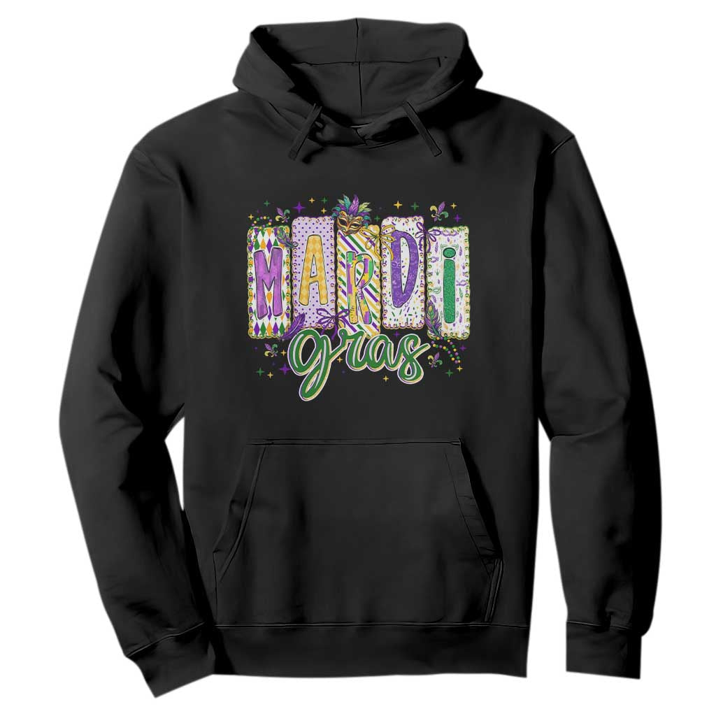 Mardi Gras Hoodie New Orleans Carnival Girly Fat Tuesday TS11 Black Print Your Wear