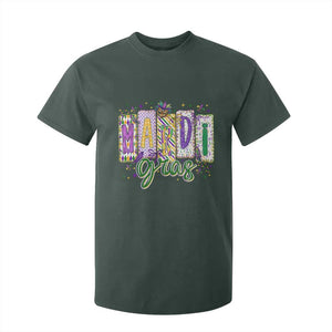 Mardi Gras T Shirt For Kid New Orleans Carnival Girly Fat Tuesday TS11 Dark Forest Green Print Your Wear