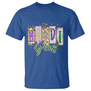 Mardi Gras T Shirt New Orleans Carnival Girly Fat Tuesday TS11 Royal Blue Print Your Wear