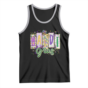 Mardi Gras Tank Top New Orleans Carnival Girly Fat Tuesday TS11 Black Athletic Heather Print Your Wear